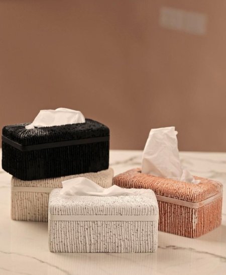 بكيت محارم مستطيل  محزز طولي