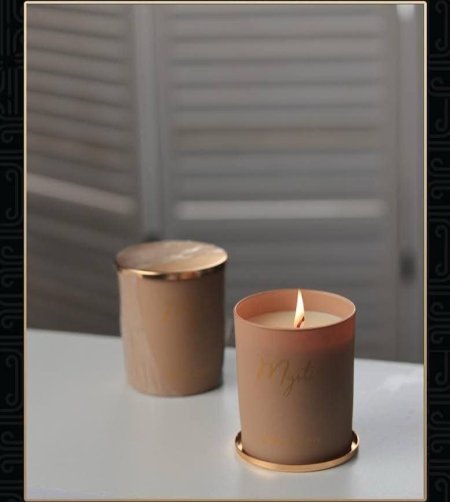 شمع معطر ٤ الوان